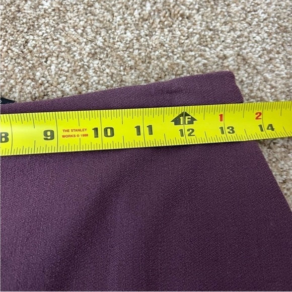 NEW NWT | Eileen Fisher | Wool Mauve Maroon Purple Midi Maxi Skirt | Size Small - Picture 8 of 9